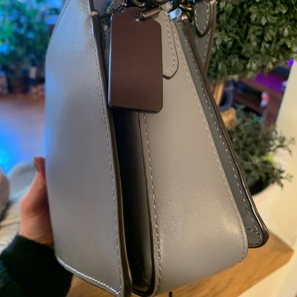 Authentic COACH 1941 Calf leather chain logo zip top Crosby - Picture 16 of 16